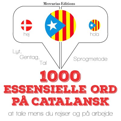 1000 essentielle ord på catalansk – omslag til lydbogen af JM Gardner