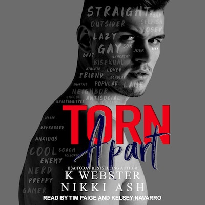 Torn Apart – omslag til lydbogen af Nikki Ash, K Webster