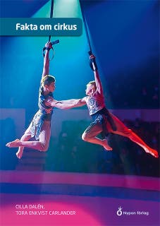 Fakta om cirkus – omslag till ljudboken av Cilla Dalén,Tora Enkvist Carlander