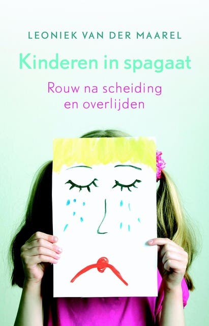 Kinderen in spagaat: rouwen na scheiding en overlijden – omslag van het luisterboek van Leoniek van der Maarel