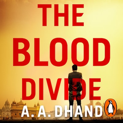 The Blood Divide – omslag til lydbogen af A. A. Dhand