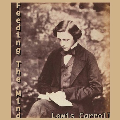 Feeding the Mind – omslag til lydbogen af Lewis Carroll