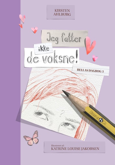 Jeg fatter ikke de voksne! – omslag til lydbogen af Kirsten Ahlburg