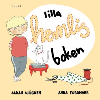 Lilla hemlis-boken – omslag till ljudboken av Sarah Sjögren