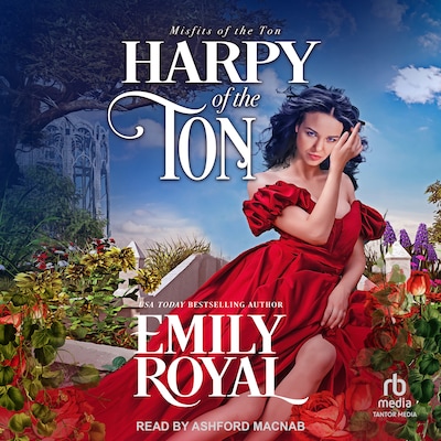 Harpy of the Ton – omslag til lydbogen af Emily Royal
