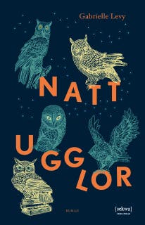 Nattugglor – omslag till ljudboken av Gabrielle Levy