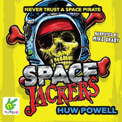 Spacejackers – omslag til lydbogen af Huw Powell