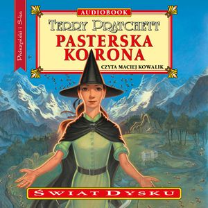 Pasterska korona – okładka audiobooka, autor Terry Pratchett