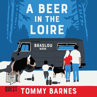A Beer in the Loire – omslag til lydbogen af Tommy Barnes