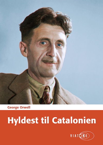 Hyldest til Catalonien – omslag til lydbogen af George Orwell