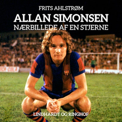 Allan Simonsen - nærbillede af en stjerne – omslag til lydbogen af Frits Ahlstrøm