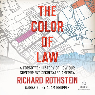 The Color of Law – omslag til lydbogen af Richard Rothstein