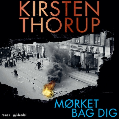Mørket bag dig – omslag til lydbogen af Kirsten Thorup