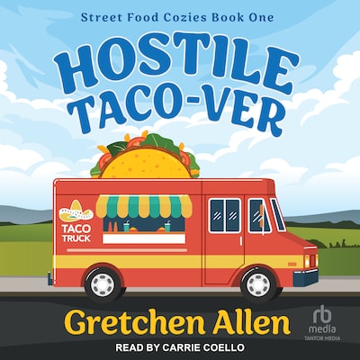 Hostile Taco-ver – omslag til lydbogen af Gretchen Allen