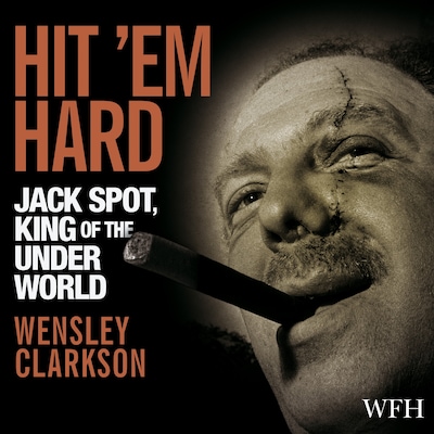 Hit ’Em Hard – omslag til lydbogen af Wensley Clarkson