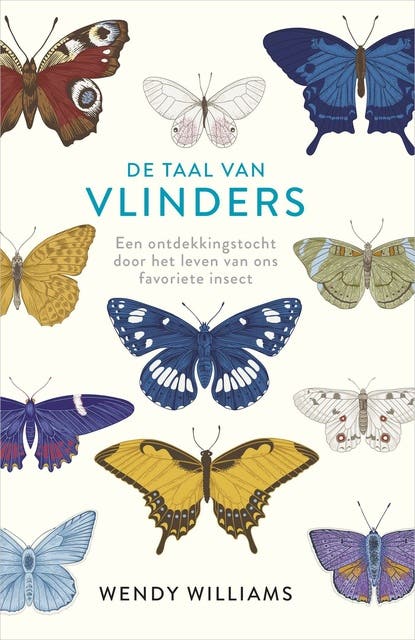 De taal van vlinders – omslag van het luisterboek van Wendy Williams