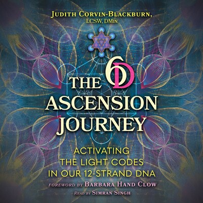 The 6D Ascension Journey – omslag til lydbogen af Judith Corvin-Blackburn