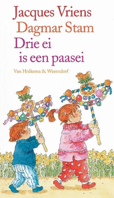 Drie ei is een paasei – omslag van het luisterboek van Jacques Vriens