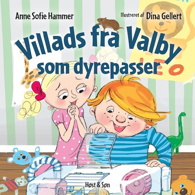 Villads fra Valby som dyrepasser – omslag til lydbogen af Anne Sofie Hammer