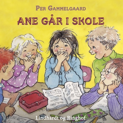 Ane går i skole – omslag til lydbogen af Per Gammelgaard