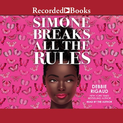 Simone Breaks All the Rules – omslag til lydbogen af Debbie Rigaud