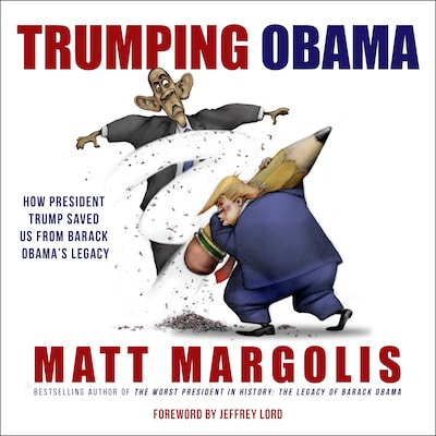 Trumping Obama – omslag til lydbogen af Matt Margolis