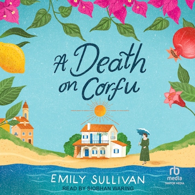 A Death on Corfu – omslag til lydbogen af Emily Sullivan