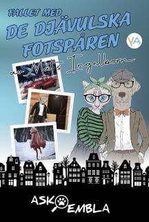 Fallet med de djävulska fotspåren – omslag till ljudboken av Mats Ingelborn