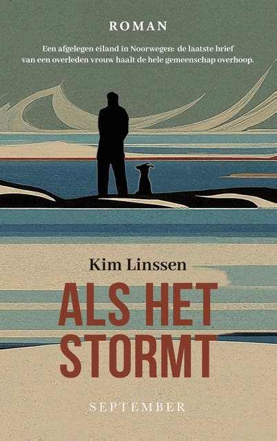 Als het stormt – omslag van het luisterboek van Kim Linssen