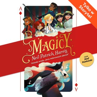 Magicy – okładka audiobooka, autor Neil Patrick Harris
