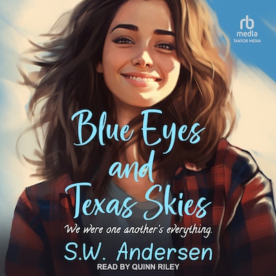 Blue Eyes and Texas Skies – omslag til lydbogen af S.W. Andersen