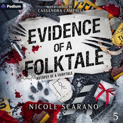 Evidence of a Folktale – omslag til lydbogen af Nicole Scarano