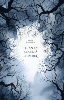 Från en klarblå himmel – omslag till ljudboken av Sarah Dahlgren