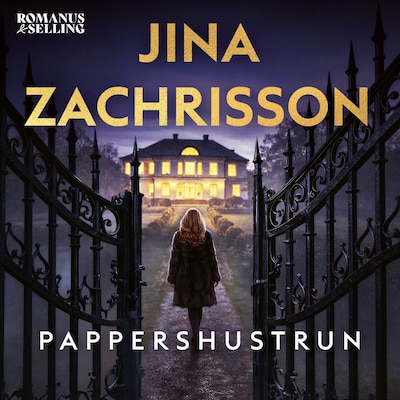 Pappershustrun – omslag till ljudboken av Jina Zachrisson
