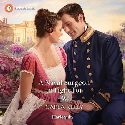 A Naval Surgeon To Fight For – omslag til lydbogen af Carla Kelly