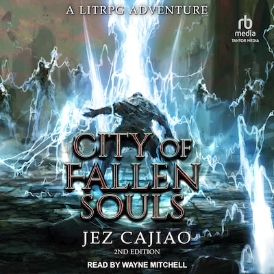 City of Fallen Souls, 2nd edition – omslag til lydbogen af Jez Cajiao