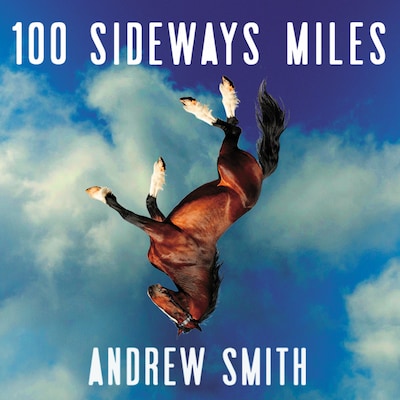 100 Sideways Miles – omslag til lydbogen af Andrew Smith