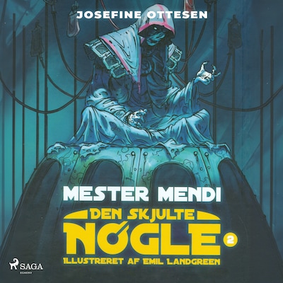 Den skjulte nøgle 2. Mester Mendi – omslag til lydbogen af Josefine Ottesen