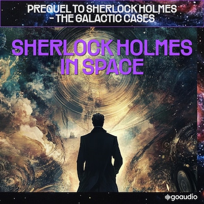 Sherlock Holmes in Space (Prequel to Sherlock Holmes - The Galactic Cases) – omslag til lydbogen af Arthur Conan Doyle, S. Pomej