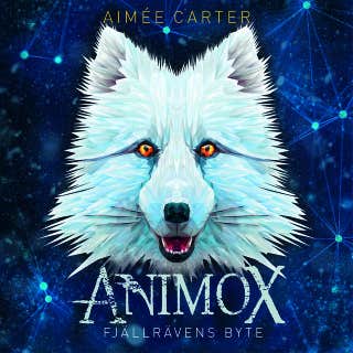 Animox: Fjällrävens byte (6) – omslag till ljudboken av Aimee Carter