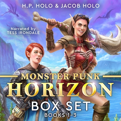 Monster Punk Horizon Box Set: Books 1-3 – omslag til lydbogen af H.P. Holo, Jacob Holo