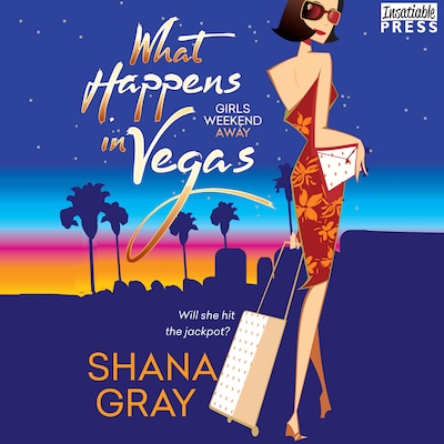 What Happens in Vegas – omslag till ljudboken av Shana Gray