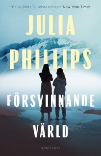 Försvinnande värld – omslag till ljudboken av Julia Phillips