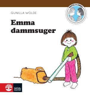 Emma dammsuger – omslag till ljudboken av Gunilla Wolde