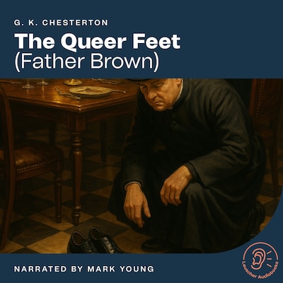 The Queer Feet – omslag til lydbogen af G. K. Chesterton