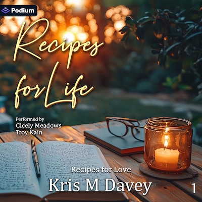 Recipes for Life – omslag til lydbogen af Kris M Davey
