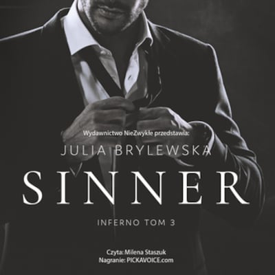 Sinner – okładka audiobooka, autor Julia Brylewska