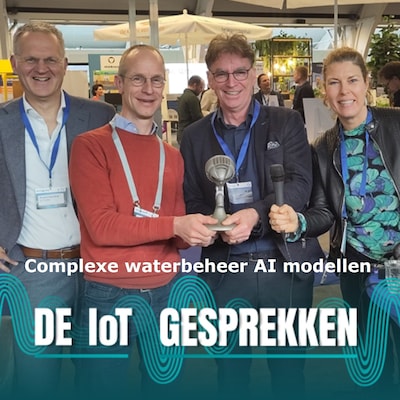 Complexe waterbeheer AI modellen – omslag van het luisterboek van Robert Heerekop