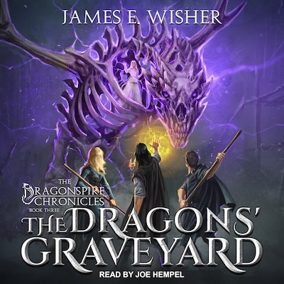The Dragons' Graveyard – omslag til lydbogen af James E. Wisher