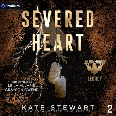 Severed Heart: The Birth of a Warrior – omslag til lydbogen af Kate Stewart